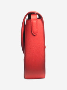 Celine Red Trotteur leather crossbody bag