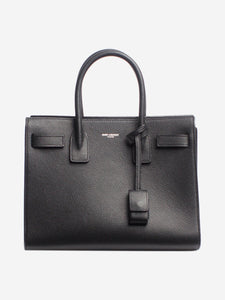 Saint Laurent Black Sac De Jour 2way bag