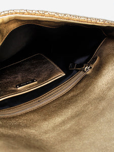 Miu Miu Gold Matelasse shoulder bag