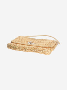 Miu Miu Gold Matelasse shoulder bag