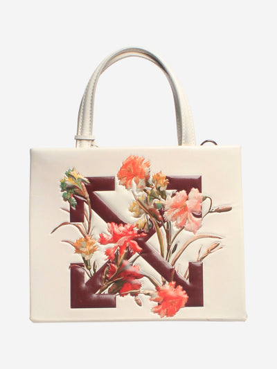 White floral embossed bag Shoulder bags Off-White 