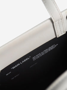 Off-White White floral embossed bag