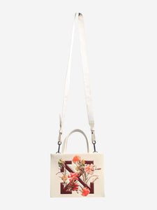 Off-White White floral embossed bag