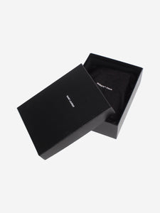 Saint Laurent Black Monogram Envelope purse