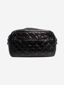 Chanel Black 2008 quilted turnstile bag
