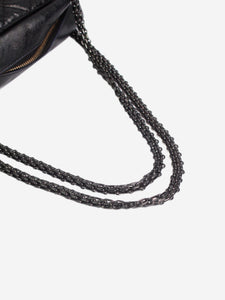 Chanel Black 2008 quilted turnstile bag