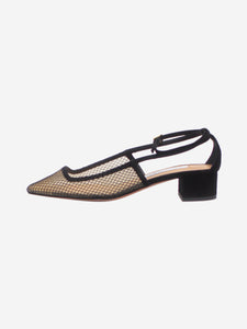 Aquazzura Mesh suede pumps - size UK 4