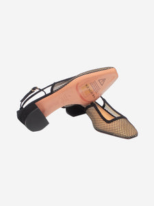 Aquazzura Mesh suede pumps - size UK 4