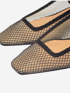 Aquazzura Mesh suede pumps - size UK 4