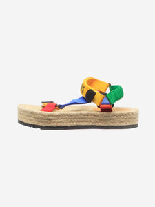 Loewe Multicolour espadrille platform sandals - size EU 38