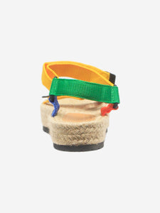 Loewe Multicolour espadrille platform sandals - size EU 38