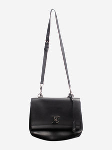 Louis Vuitton Black Lockme leather shoulder bag