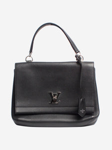 Louis Vuitton Black Lockme leather shoulder bag