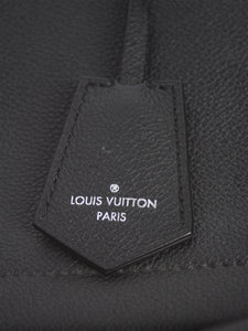 Louis Vuitton Black Lockme leather shoulder bag