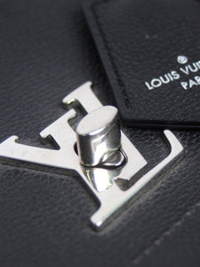 Louis Vuitton Black Lockme leather shoulder bag