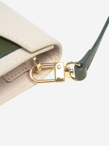 Missoni Green and cream mini two tone bag