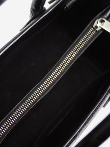 Saint Laurent Black Paris Sac de Jour Nano croc effect bag