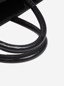 Saint Laurent Black Paris Sac de Jour Nano croc effect bag
