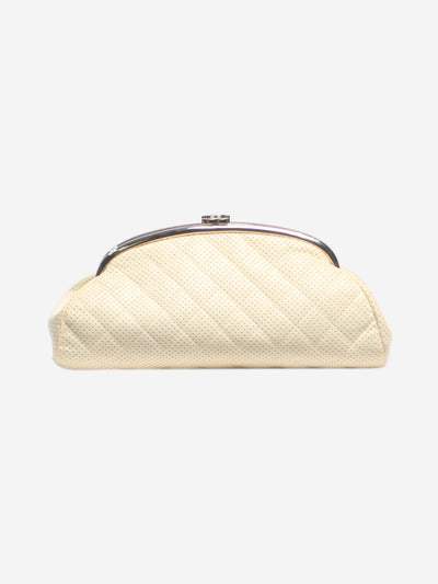 Cream leather clutch bag Clutch bags Chanel 