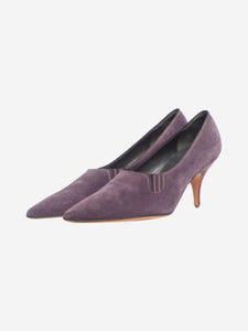 Manolo Blahnik Purple suede pumps - size EU 37.5 (UK 4.5)