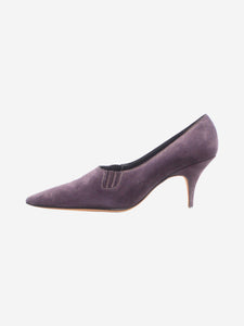 Manolo Blahnik Purple suede pumps - size EU 37.5 (UK 4.5)