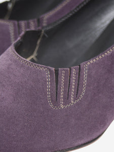 Manolo Blahnik Purple suede pumps - size EU 37.5 (UK 4.5)