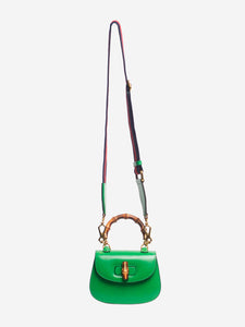 Gucci Green bamboo 1947 mini bag