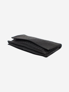 Bottega Veneta Black vintage Intrecciato wide clutch