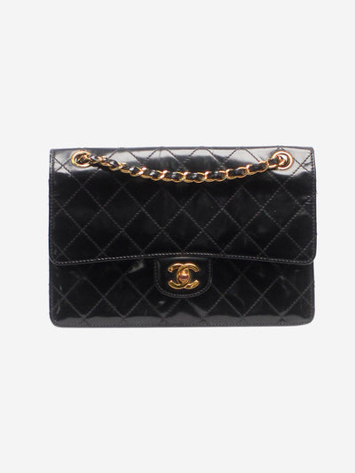 Black vintage patent leather flap shoulder bag Shoulder bags Chanel 
