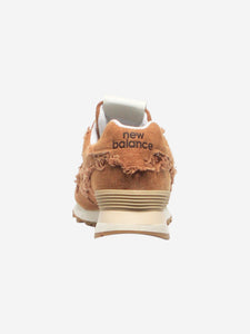 New Balance x Miu Miu Cognac 574 denim trainers - size EU 37