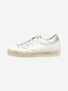 Golden Goose White Hi Star trainers - size EU 36