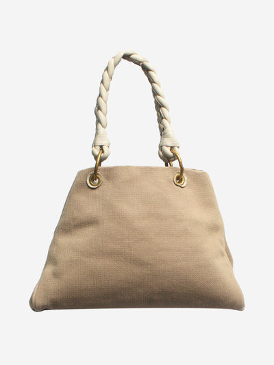 Neutral canvas tote bag Tote Bags Bottega Veneta 