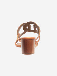 Hermes Tan Bikini sandals - size EU 41