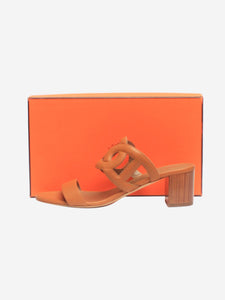 Hermes Tan Bikini sandals - size EU 41