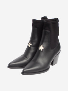 Christian Dior Black leather ankle boots - size EU 38