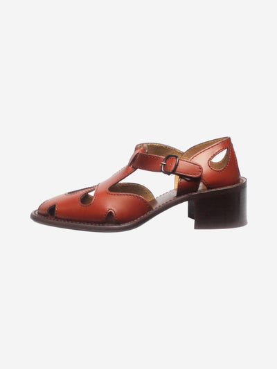 Tan Floreta sandals - size EU 38 Flat Sandals Hereu 