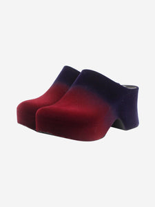 Loewe Blue Terra 90 wedge clogs - size EU 39 (UK 6)