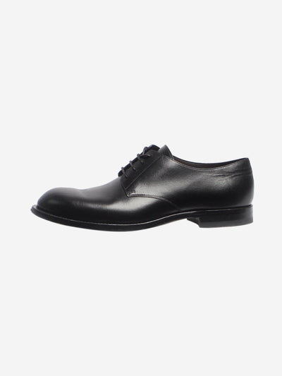 Black Novus leather Derby shoes - size EU 38 Flat Shoes The Row 