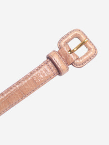 Miu Miu Blush skinny belt