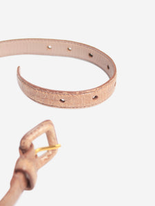 Miu Miu Blush skinny belt