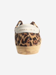 Golden Goose Deluxe Brand Leopard print pony hair Super-star trainers - size EU 39