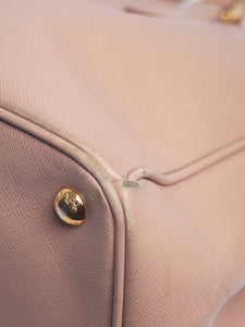 Prada Blush Saffiano leather Galleria top handle bag