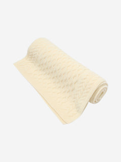 Ecru cable knit scarf Scarves Weekend Max Mara 