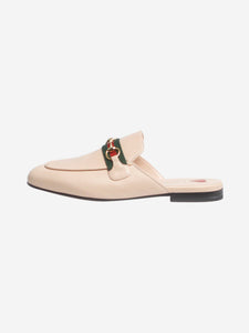 Gucci Blush Horsebit leather mules - size EU 37.5