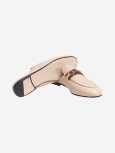 Gucci Blush Horsebit leather mules - size EU 37.5