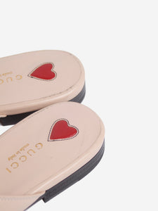 Gucci Blush Horsebit leather mules - size EU 37.5