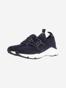 Tod's Navy blue Kate slip-on sneakers - size EU 37.5