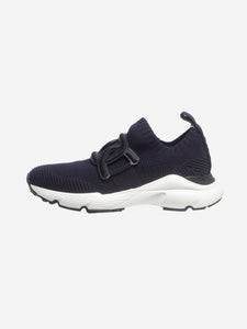 Tod's Navy blue Kate slip-on sneakers - size EU 37.5