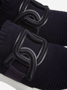 Tod's Navy blue Kate slip-on sneakers - size EU 37.5