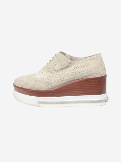 Miu Miu Neutral platform brogues - size EU 35 Heels Miu Miu 